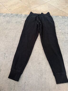 lululemon athletica Black Drawstring Waist Joggers